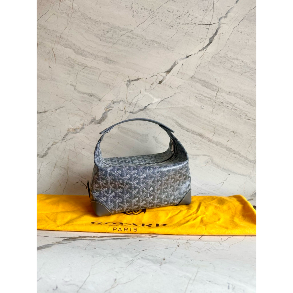 2025 GOYARD Bowling grey authentic pouch toiletry handbag authentic original preloved like new
