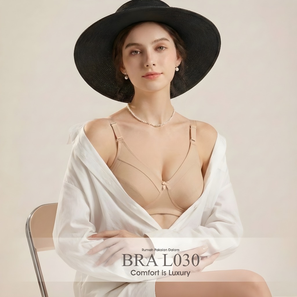 Lydyly - Bh Lydyly L030 Big Cup | Bra Big Cup Tanpa Busa Tanpa Kawat Kait 3 | Bra Lydyly 030