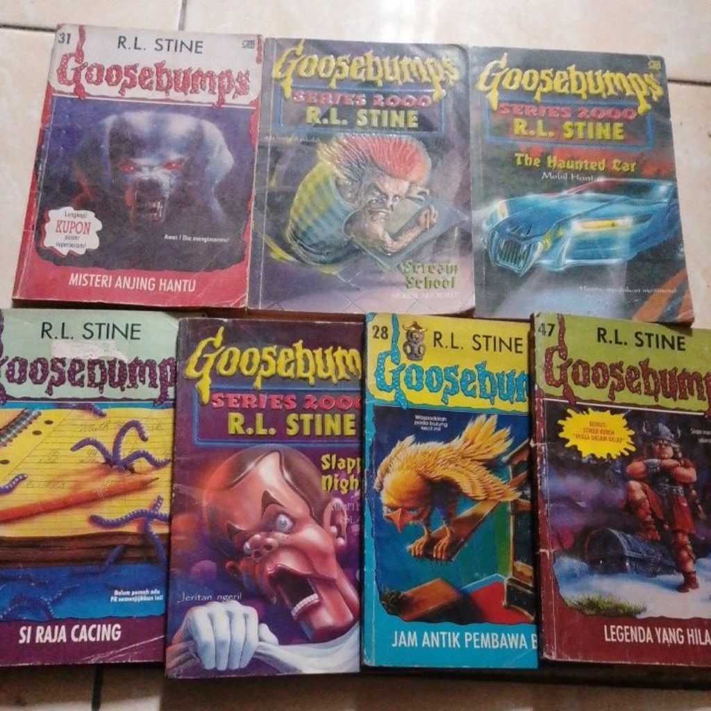 Buku Goosebumps Bekas Original