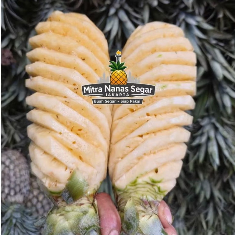 Nanas Kupas Berat 600/700 Gram Bersih Buah Fresh Asli Palembang Super  Manis Kirim Hari Ini Khusus I