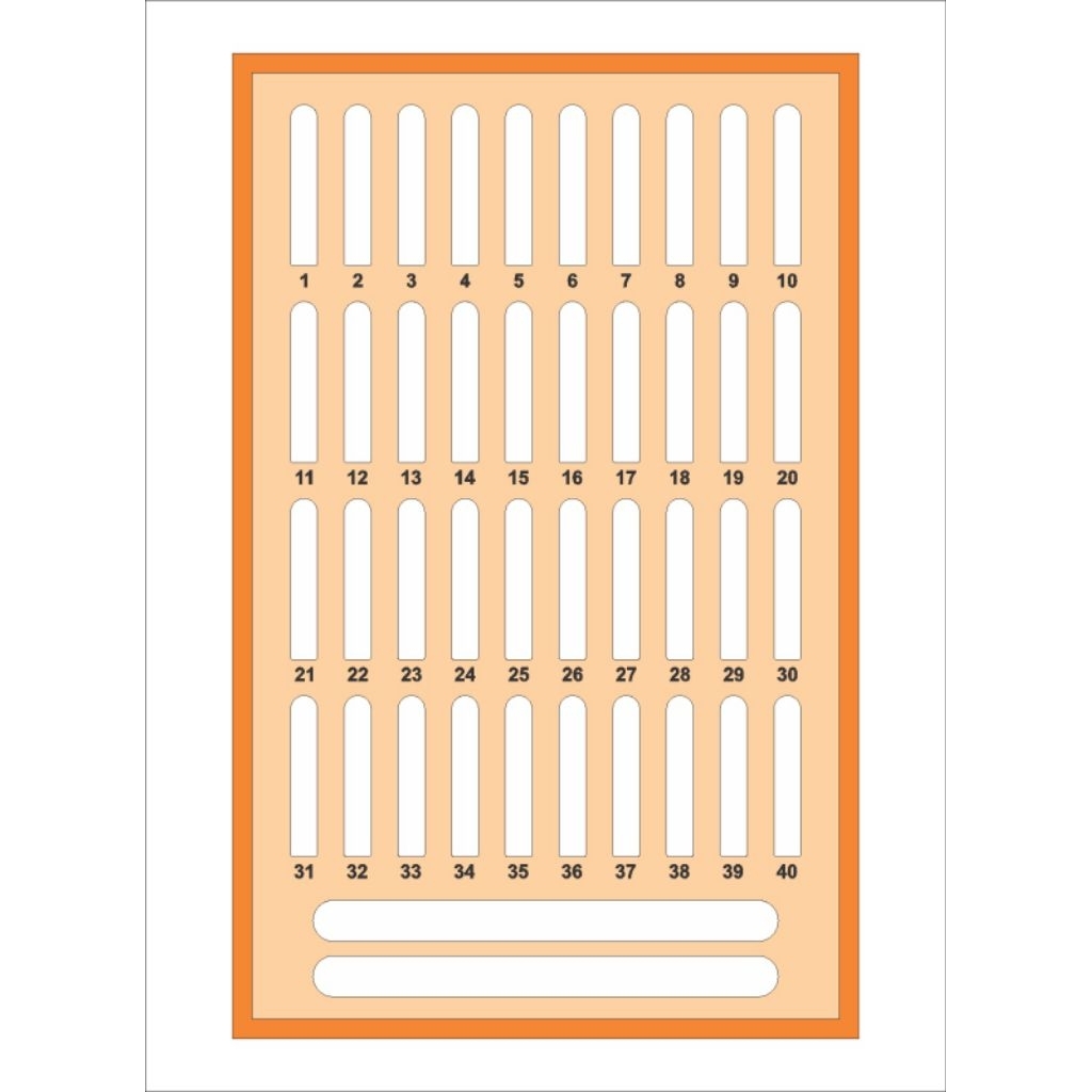 Rak Box Tempat HP 40 Slot + 2 Tablet + Kunci Handphone Management Penyimpanan Susun Kayu Untuk Kelas