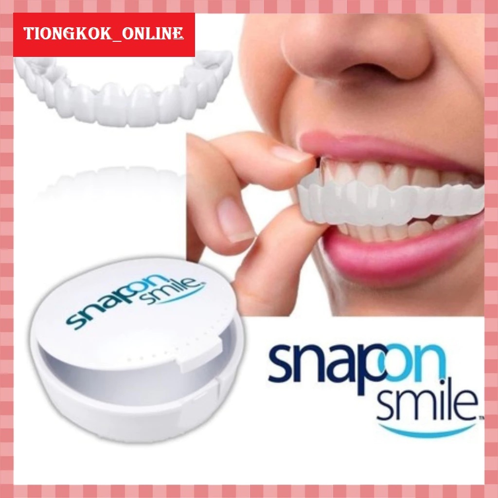 Gigi palsu instan premium sepasang atas dan bawah 100% ORIGINAL