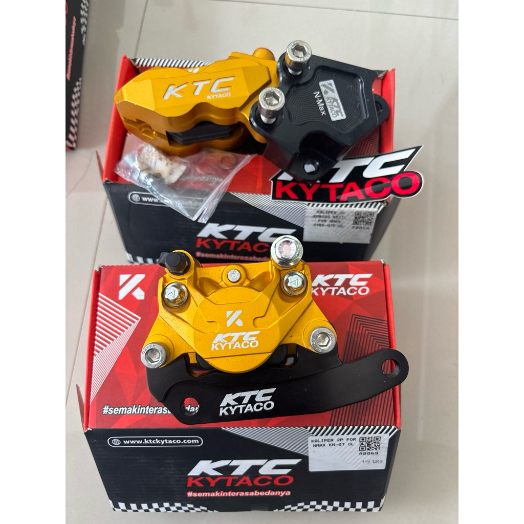 KALIPER 2P KTC KYTA NMAX KALIPER DEPAN NMAX KTC SET BREKET TYPE KN-07 KALIPER BELAKANG KTC NMAX SET 