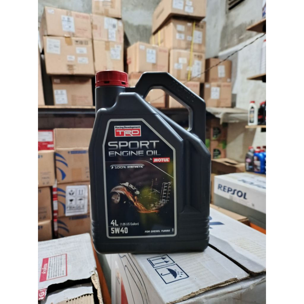 OLI MOBIL MOTUL TRD Diesel 5W40 -kemasan 4 Liter