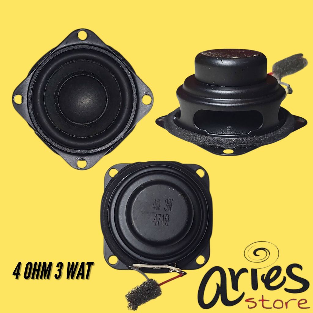 SPEAKER MINI 1.5 INCH SPEAKER MINI HITAM Speaker cabutan 1.5 inch