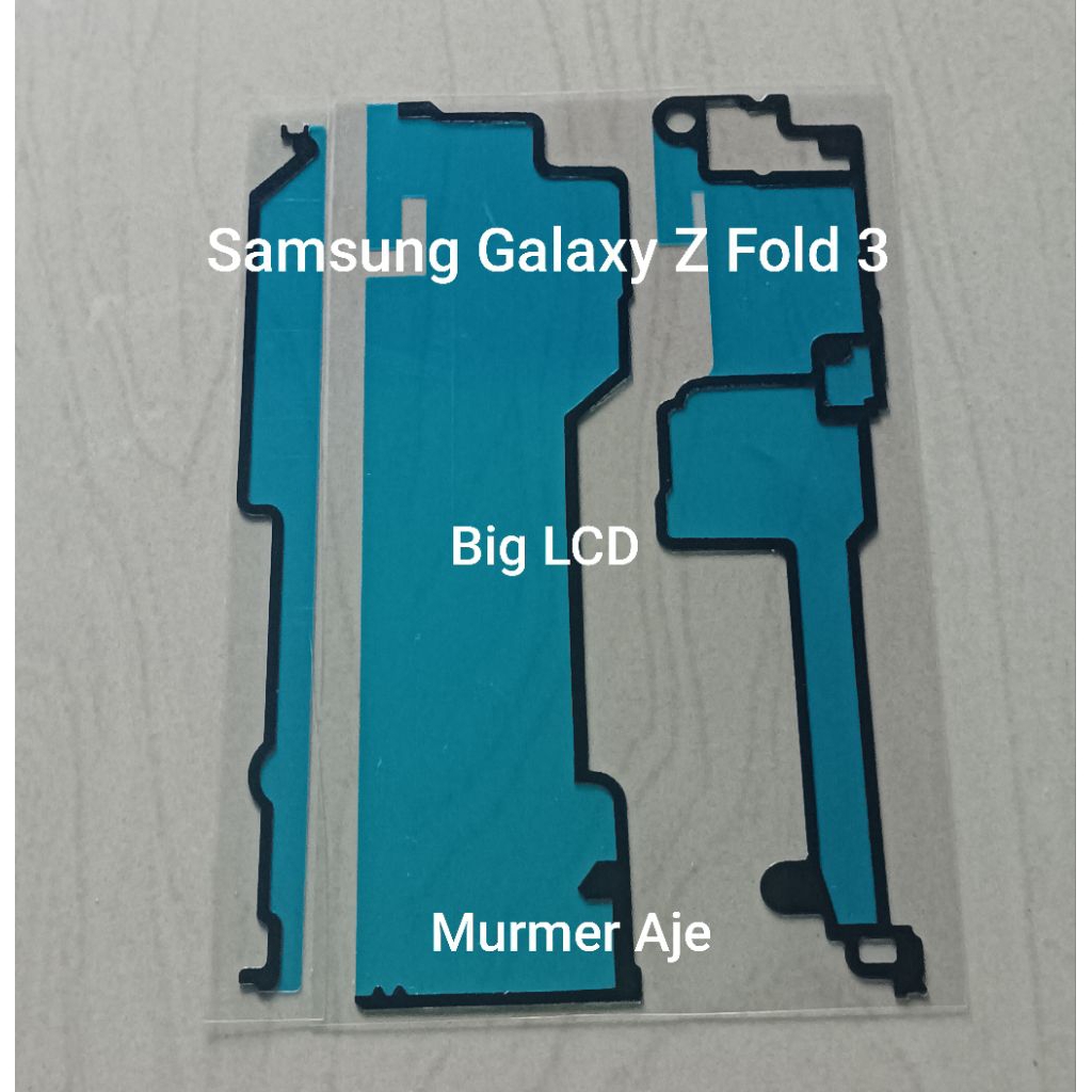 Sticker lem adhesive lcd tengah big lcd samsung galaxy z fold 3 4 5 oem