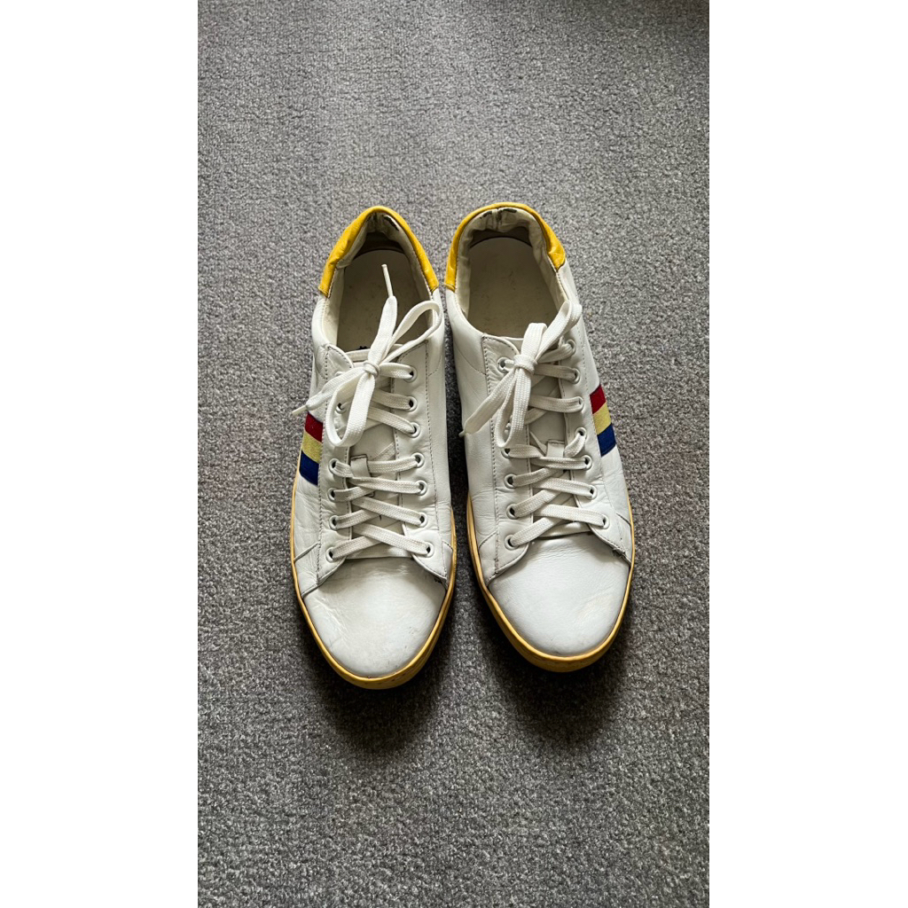 PL SEPATU JC DE CASTELBAJAC PARIS MENs WHITE TRINERS