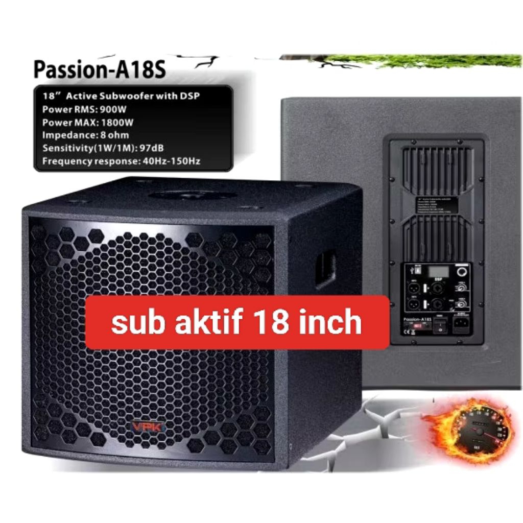 sub aktif 18 inch subwoofer VPK original