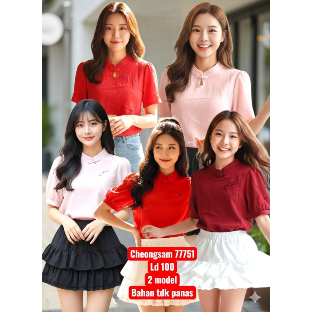 atasan cheongsam cewek atasan cheongsam perempuan atasan cheongsam wanita atasan cheongsam dewasa ce