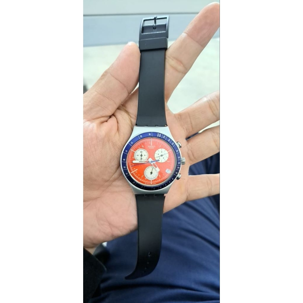 SWATCH IRONY CHRONO ALUMUNIUM FIREBALL VINTAGE 2001. MATI TOTAL