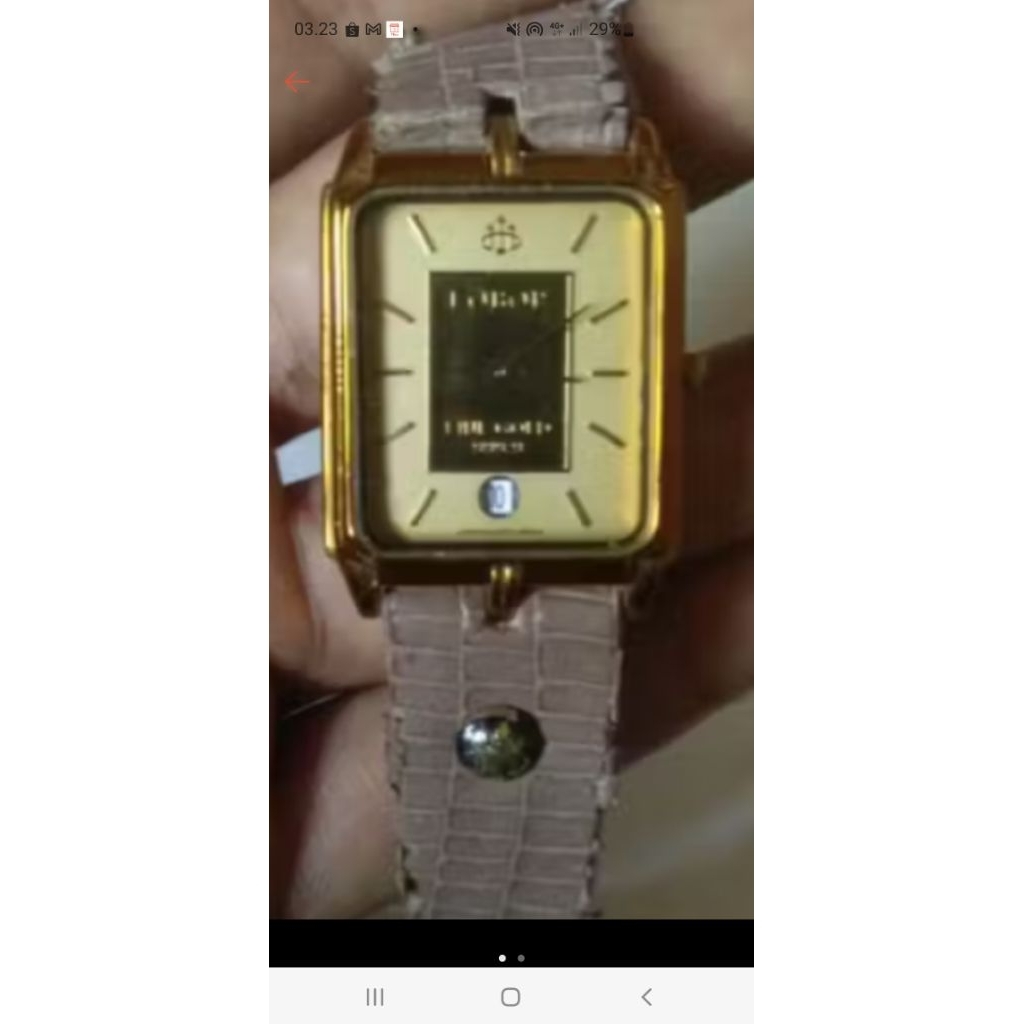 jam seperti baru awet karena berlapis emas