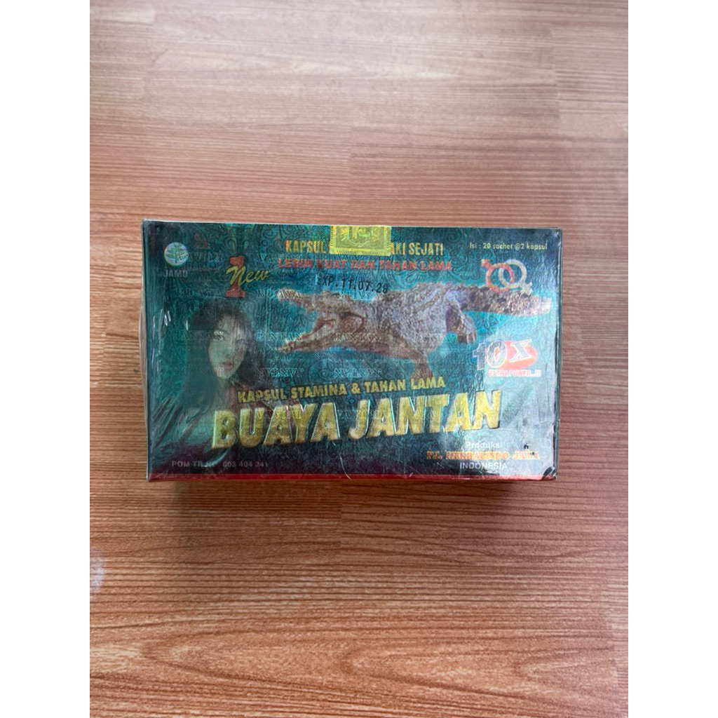 KAPSUL LELAKI BUAYA JANTAN 10x extra power original 100%
