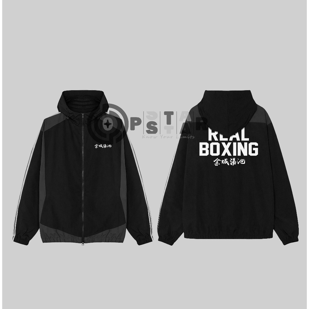 Jaket Zin Lee Wind Breaker Manhwa Lookism outfit