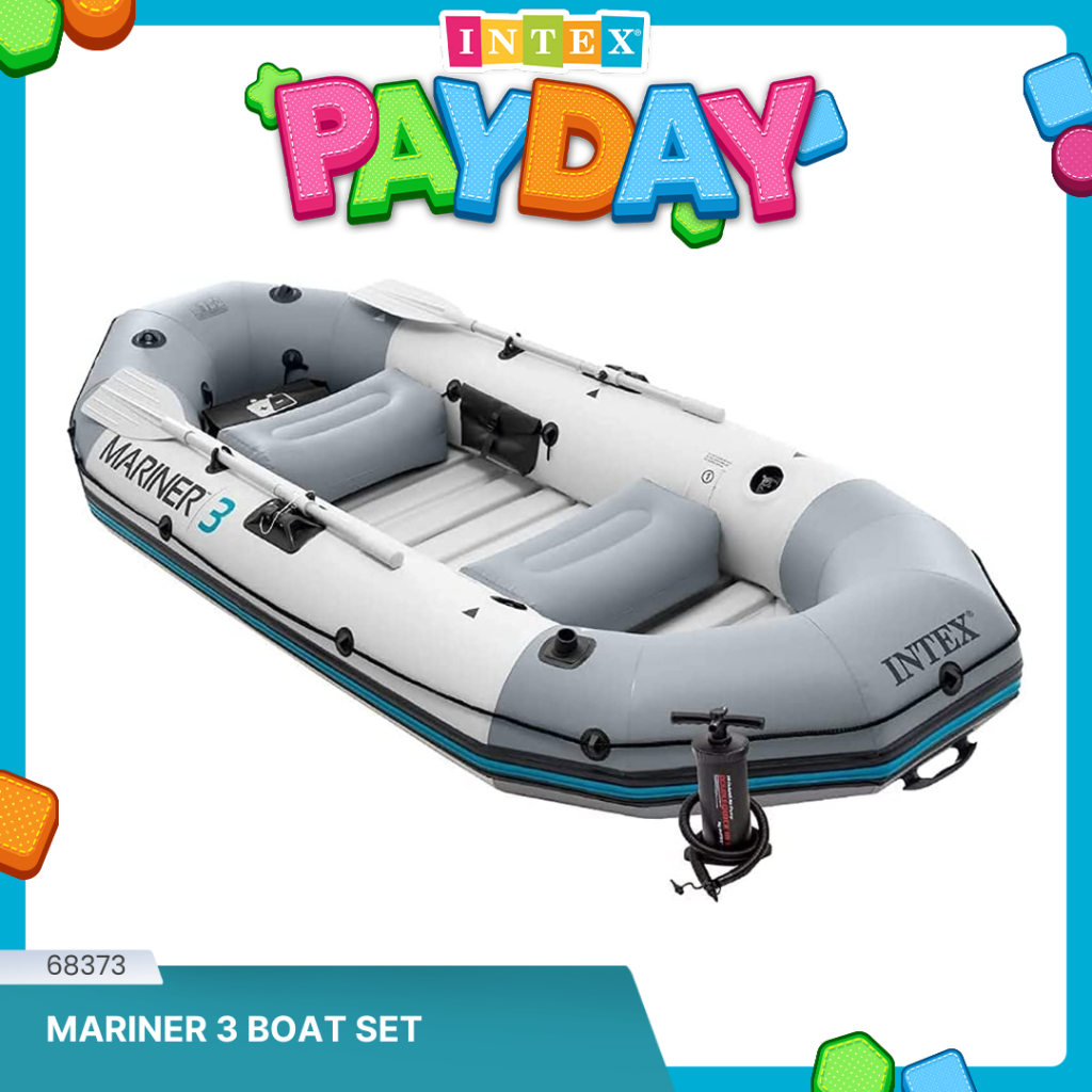 Intex Mariner 3 Perahu Karet Inflatable Boat Set