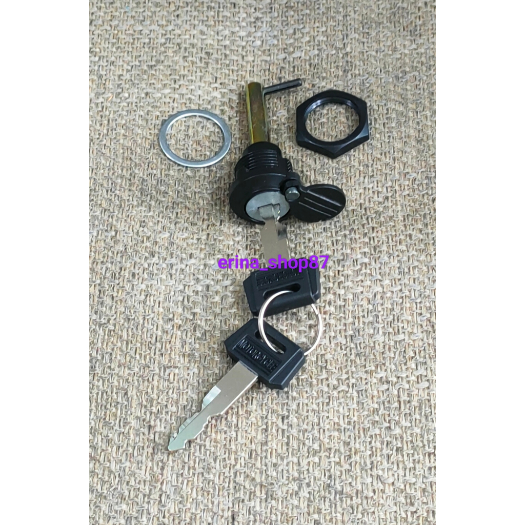 promo harga special kunci box bagasi belakang standar motor rx-king rx king rx.king rxk rxz / kunci 