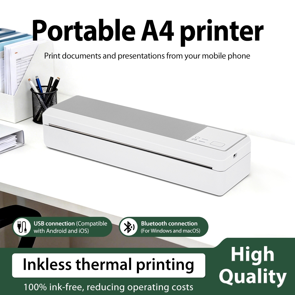 Mesin Laminating BLUEPRINT P-83 Hot & Cold Laminating Machine Printer Thermal A4 Portabel P-83