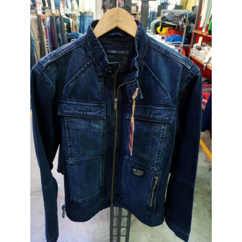 JAKET JEANS COWOK CARDINAL ORIGINAL, JAKET JEANS COWOK CARDINAL ASLI ORIGINAL