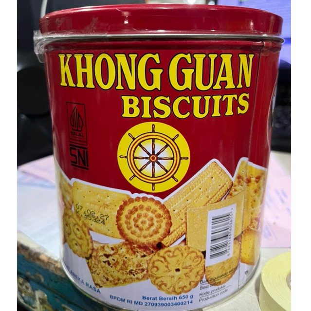 KHONG GUAN BISKUIT KALENG