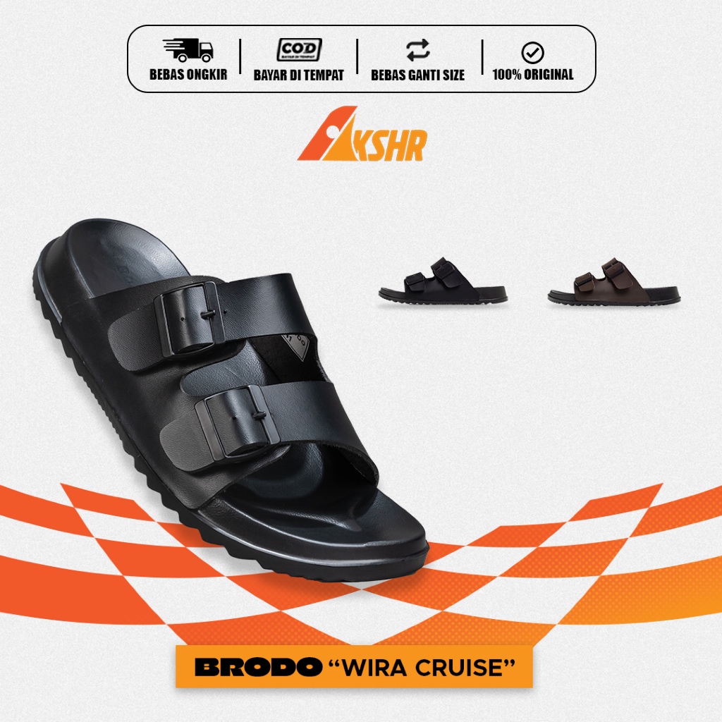 BRODO SANDAL SLIDE BRODO WIRA UNISEX PRIA WANITA