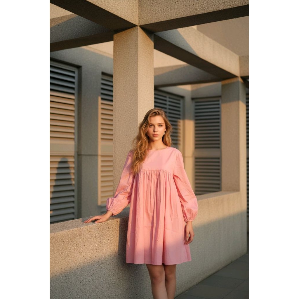 baby doll jumbo lengan balon