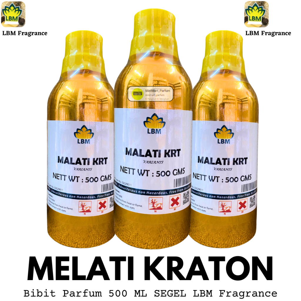 Bibit Parfum LBM - MELATI KRATON Berkualitas 500 ML MURNI SEGEL LBM Fragrance