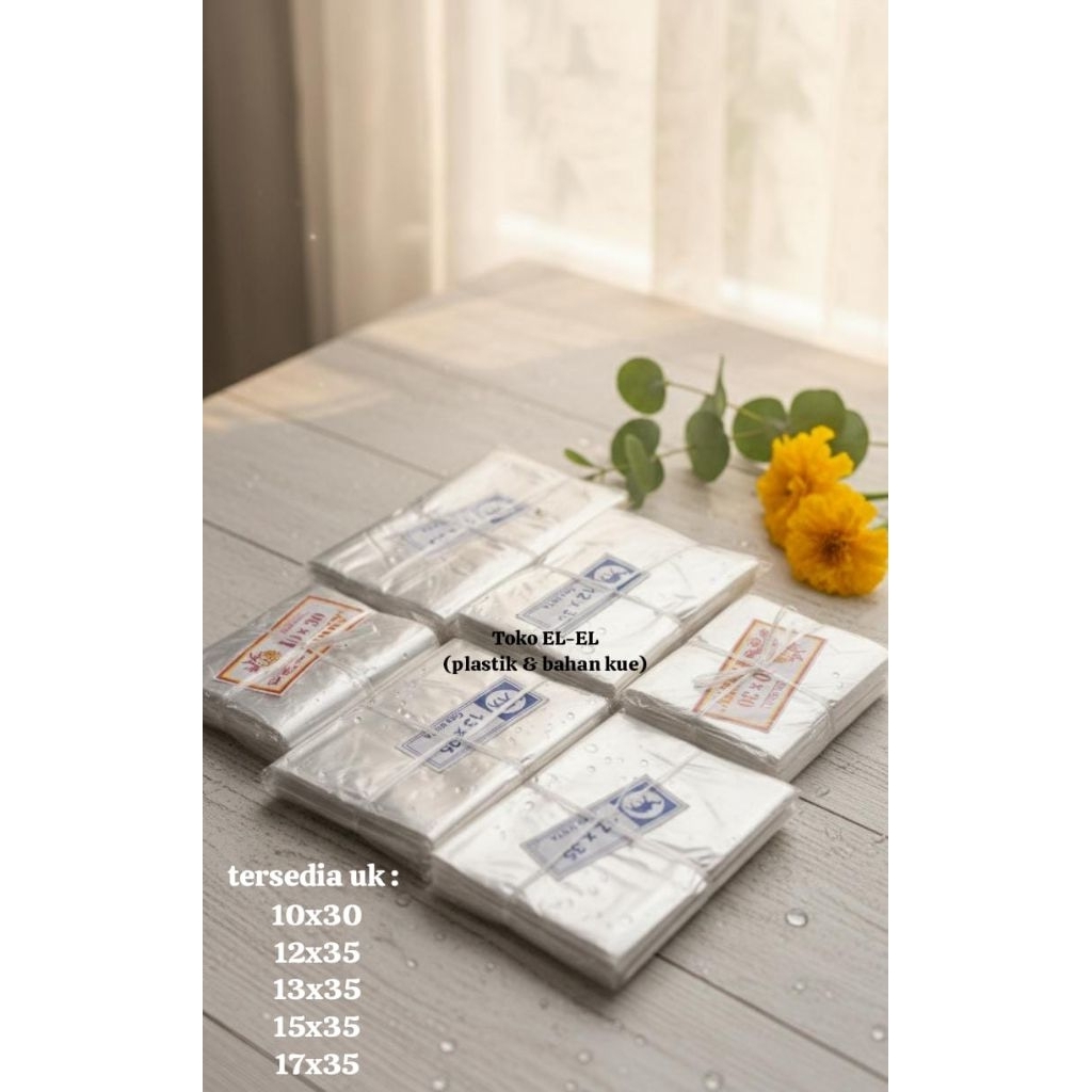 plastik pp tahu / plastik tahu & tempe / plastik cabe / plastik kerupuk / plastik tipis