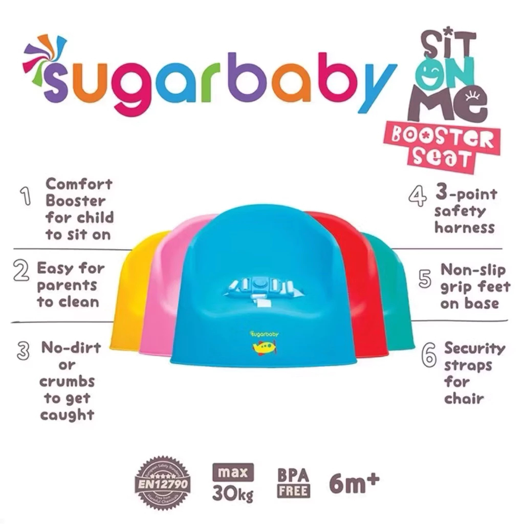 Sugar Baby Booster Chair Kursi Makan Anak Dengan Sabuk Pengaman Preloved