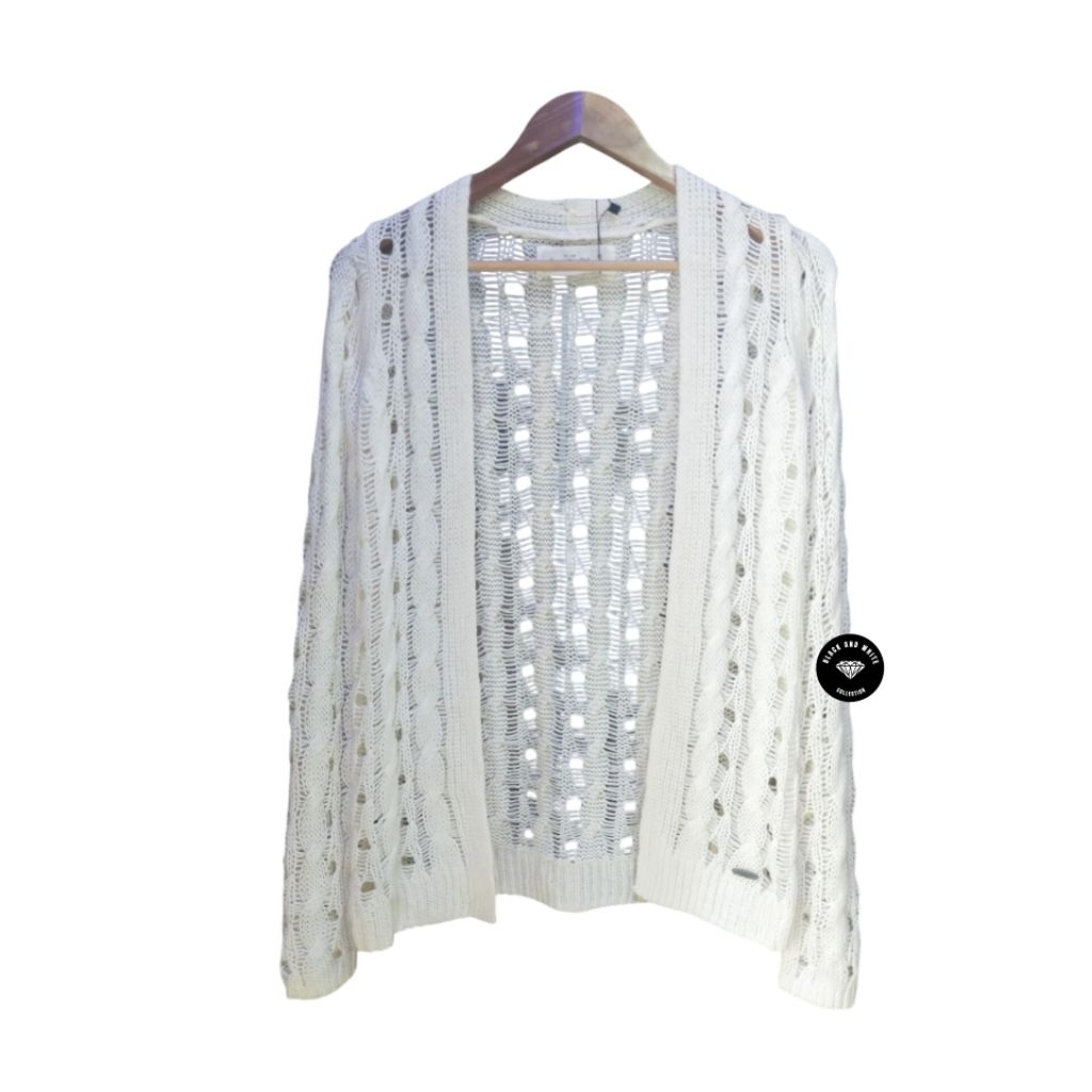 ABERCROMBIE & FITCH WOMAN'S CARDIGAN/CARDINGAN WANITA BLACK & WHITE COLLECTION