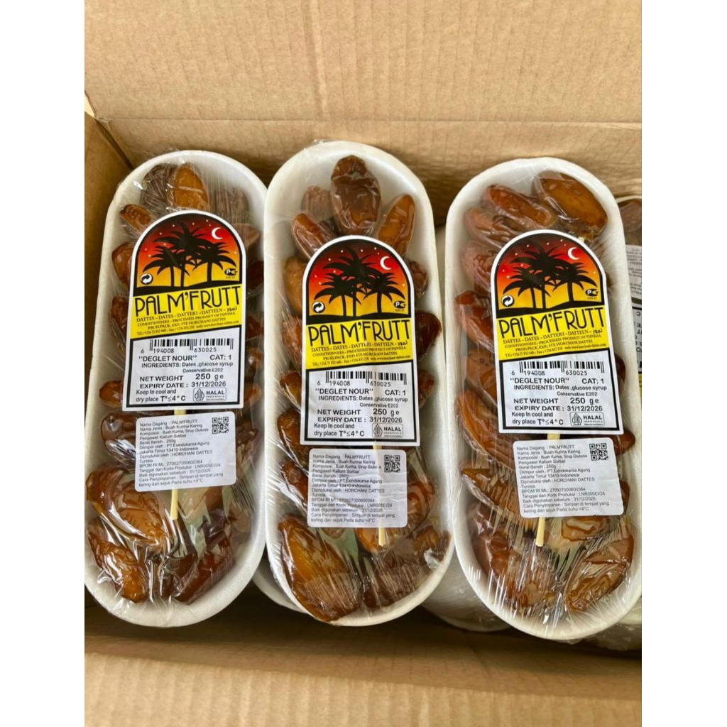 Kurma Jukung Palm Fruit kemasan 250gram
