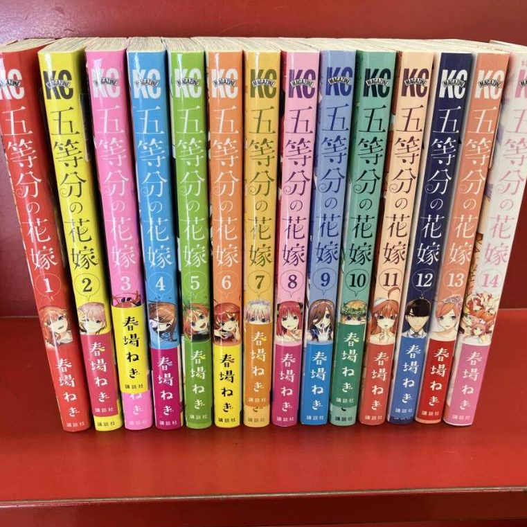 Gotoubun no Hanayome Manga Jepang Vol 1–14 TAMAT | Original Kodansha