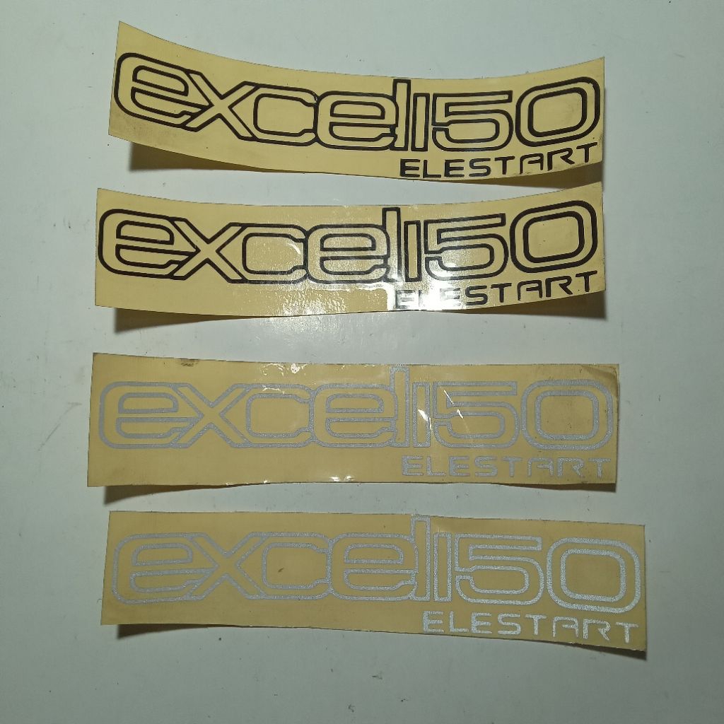 Emblem stiker tepong vespa excel 150