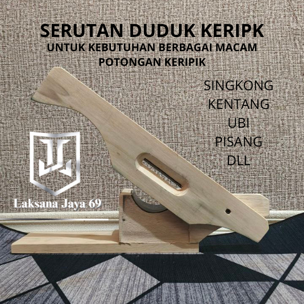 PENGIRIS SERBAGUNA/ PARUTAN KERIPIK SINGKONG,PISANG/ALAT PEMOTONG KERIPIK MULTIFUNGSI, DENGAN SERUTA