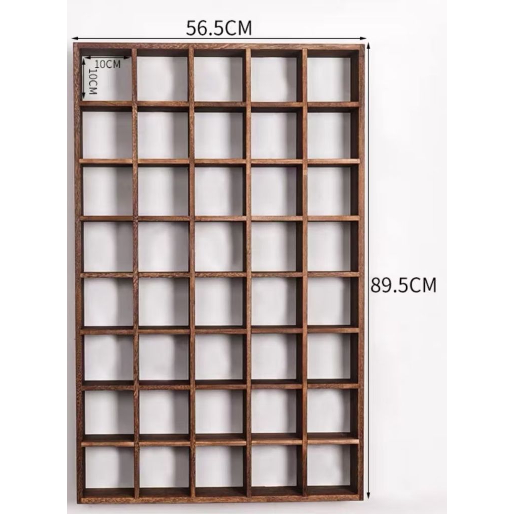 Custom Rak Panjang Kayu/Rak Mug Dinding