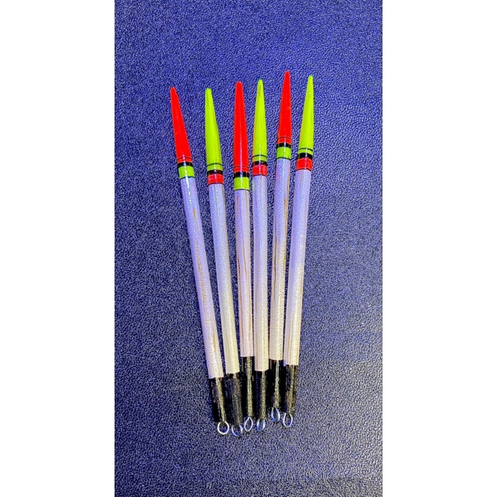 kambangan / pelampung pancing jarum bahan kayu super sensitif