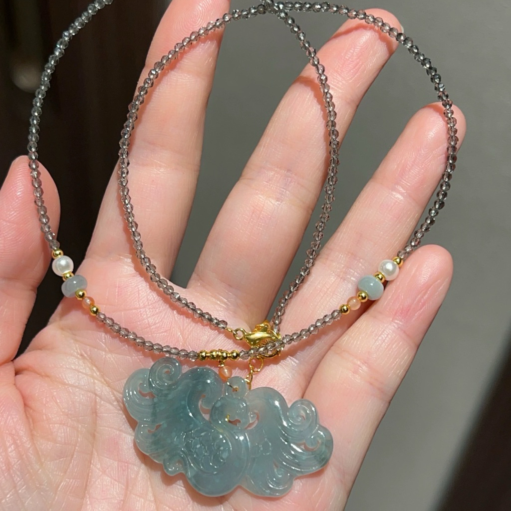 Feng Huang Necklace / Kalung Giok Asli Bersertifikat