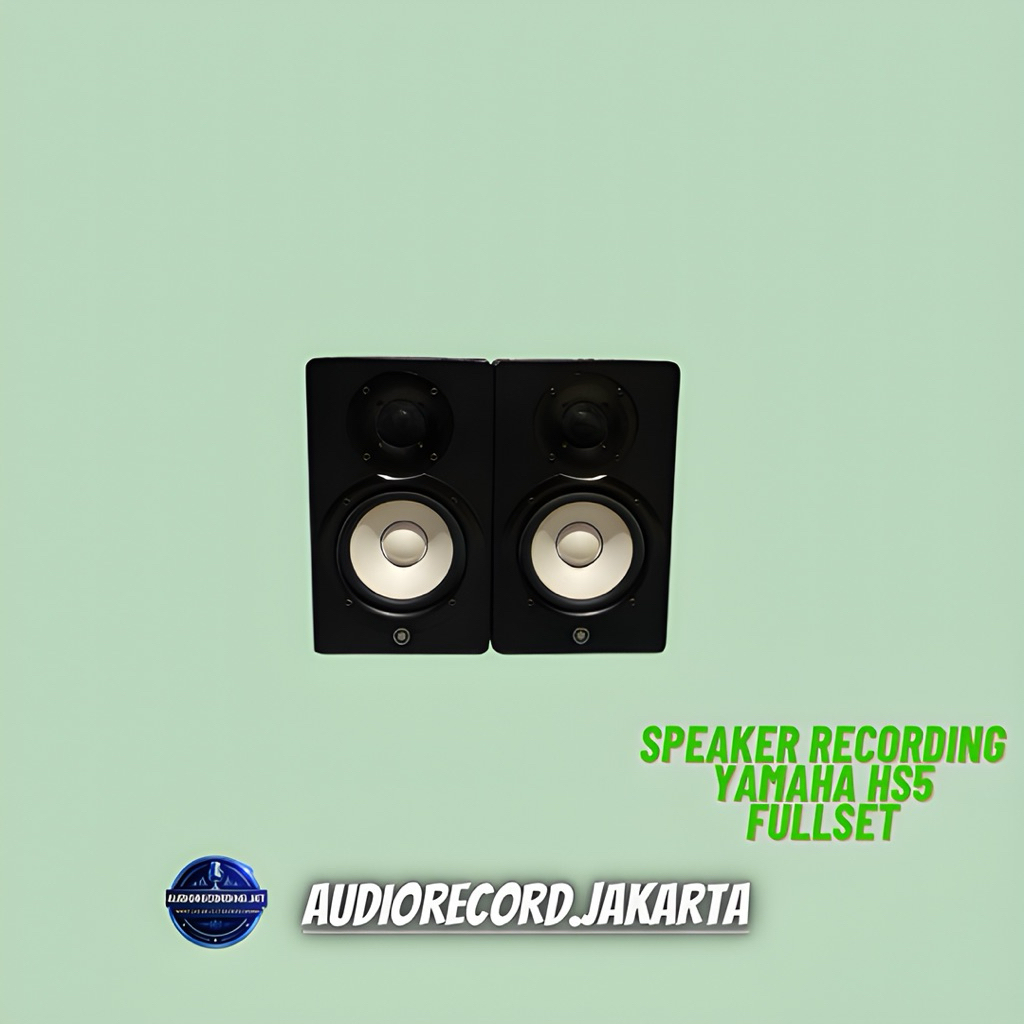 Speaker Flat Recording Yamaha HS-5 Black fullset