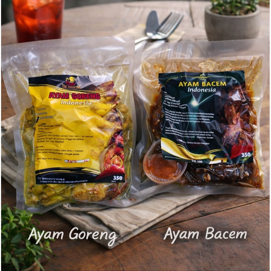 Ayam frozen goreng/Bacem siap saji [Dik ingkung]