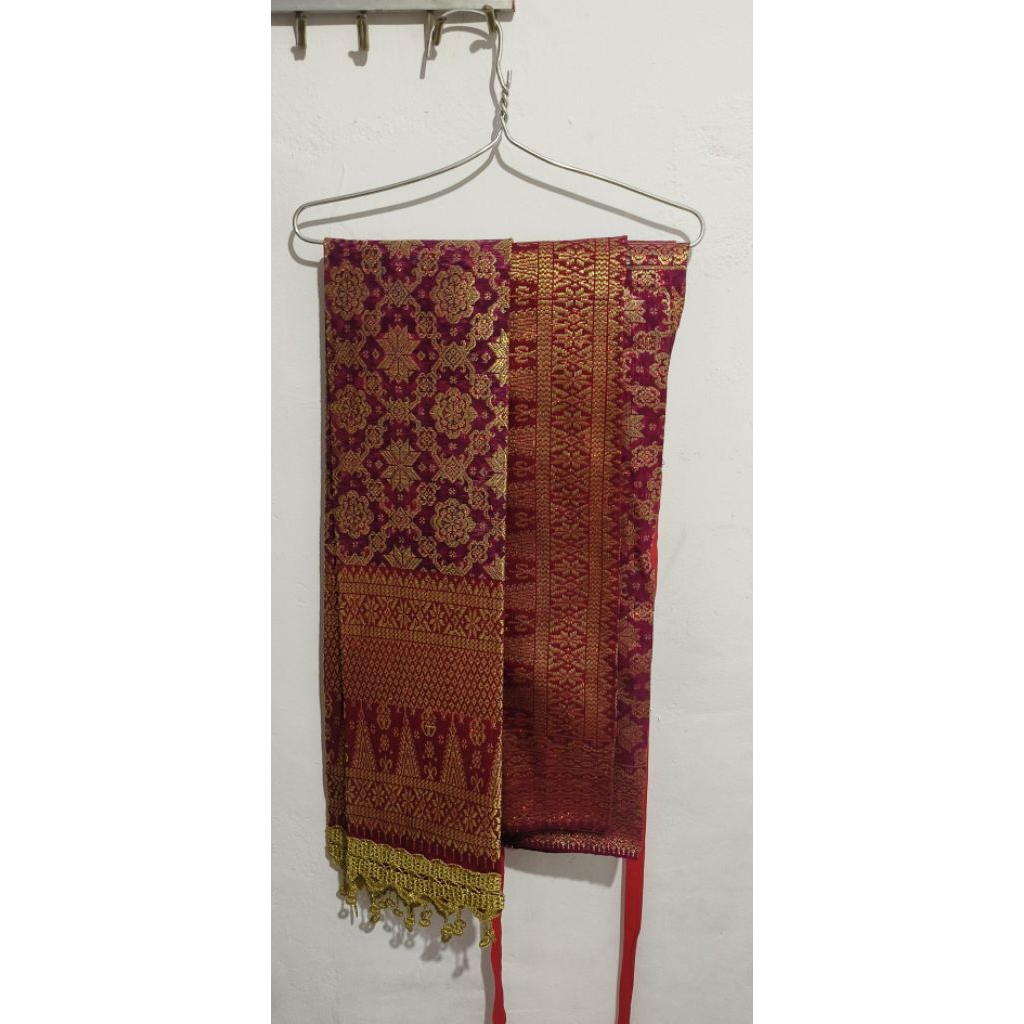 Kain Songket Palembang Asli