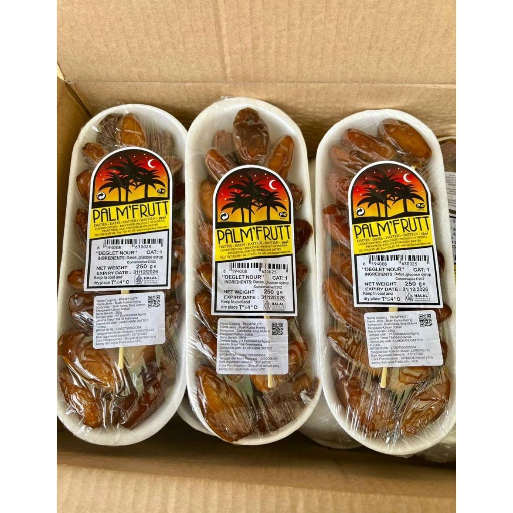 Kurma Jukung Palm Fruit kemasan 250gram