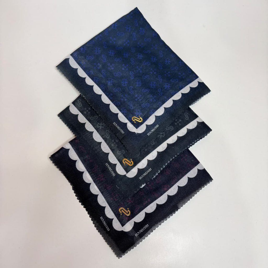 PREMIUM SERIES MONO BLISS VOAL MOTIF - Kerudung Segi Empat Hijab Pattern