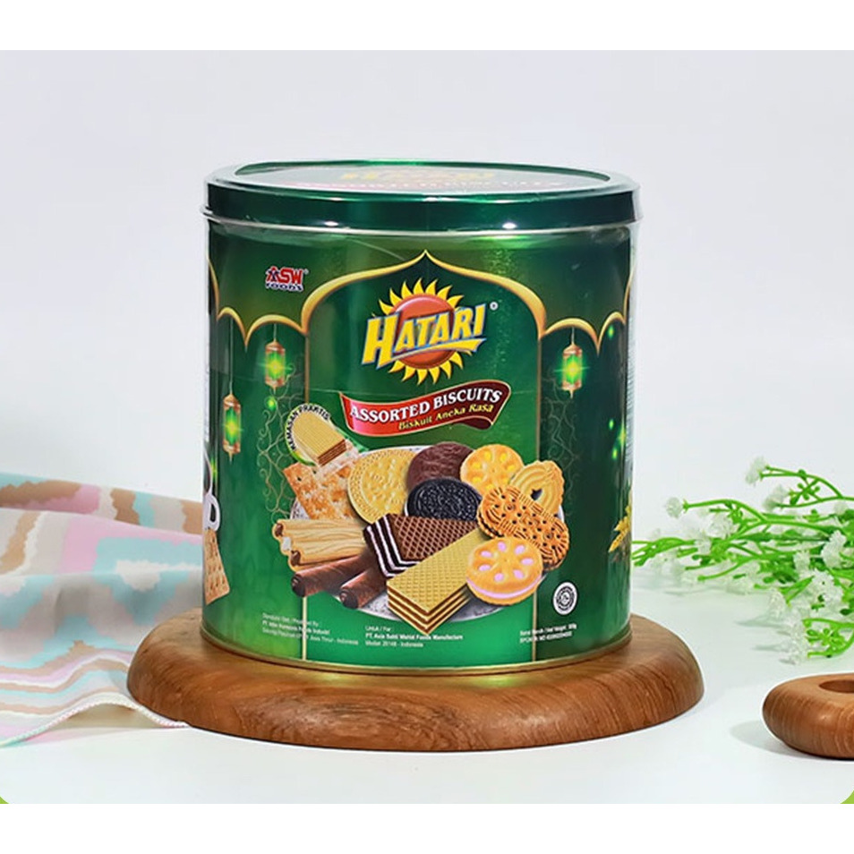 Hatari Biscuit Assorted Kaleng 300g