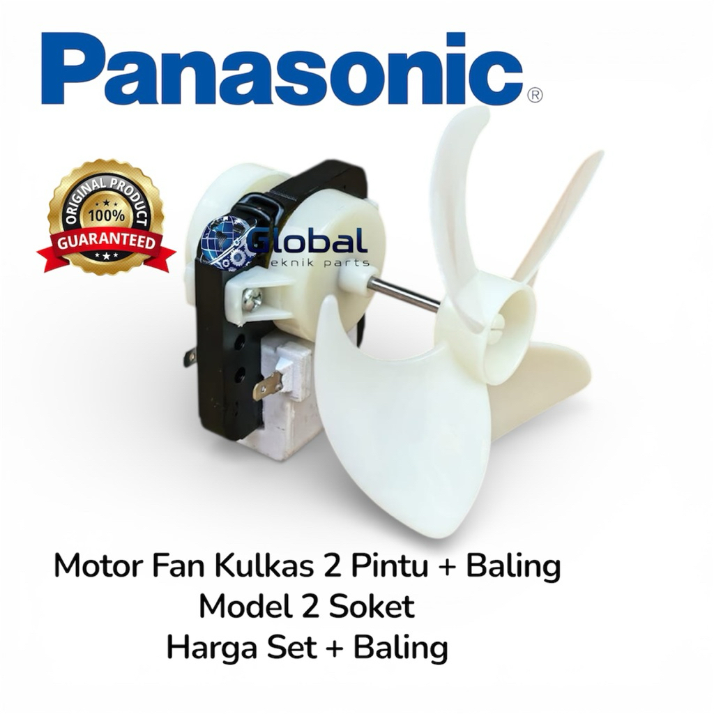 Motor fan kulkas Panasonic  2 pintu + Baling / Fan Kulkas Kipas Panasonic