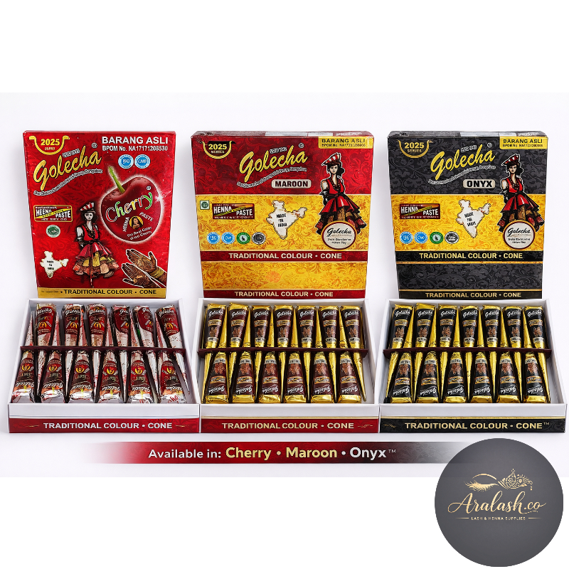 Henna Golecha Original | Henna Tangan Kaki Alami | Tahan Lama & Pekat