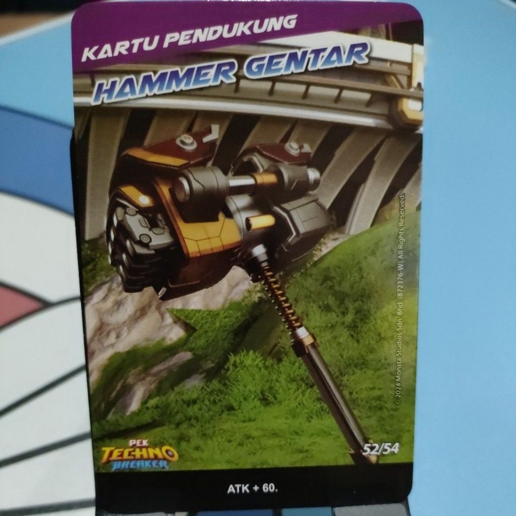 Monsta Galaxy Card Pek Techno Breaker Kartu BoBoiBoy Hammer Gentar Limited Edition