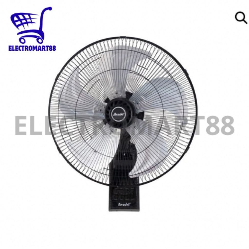 Arashi Kipas Angin Dinding AR 228 PWF 18 Inch Xflow Remote