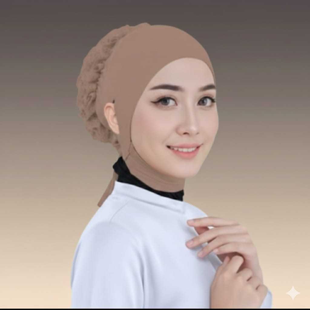 CIPUT TURKY DAGU ANTI BUDEG / Dalaman Kerudung ciput sanggul Ciput Cepol