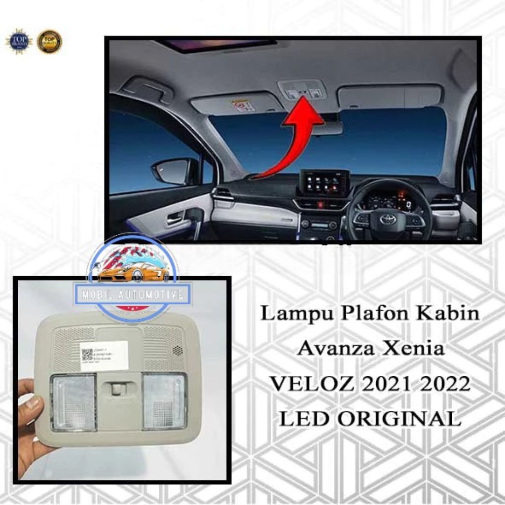 Lampu Plafon Kabin Avanza Xenia VELOZ 2021 2022 LED