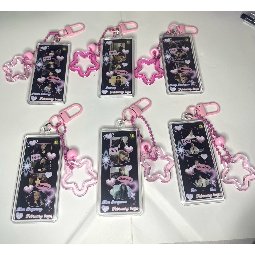 Special february boys nct/keychain nct/ganci birthday nct