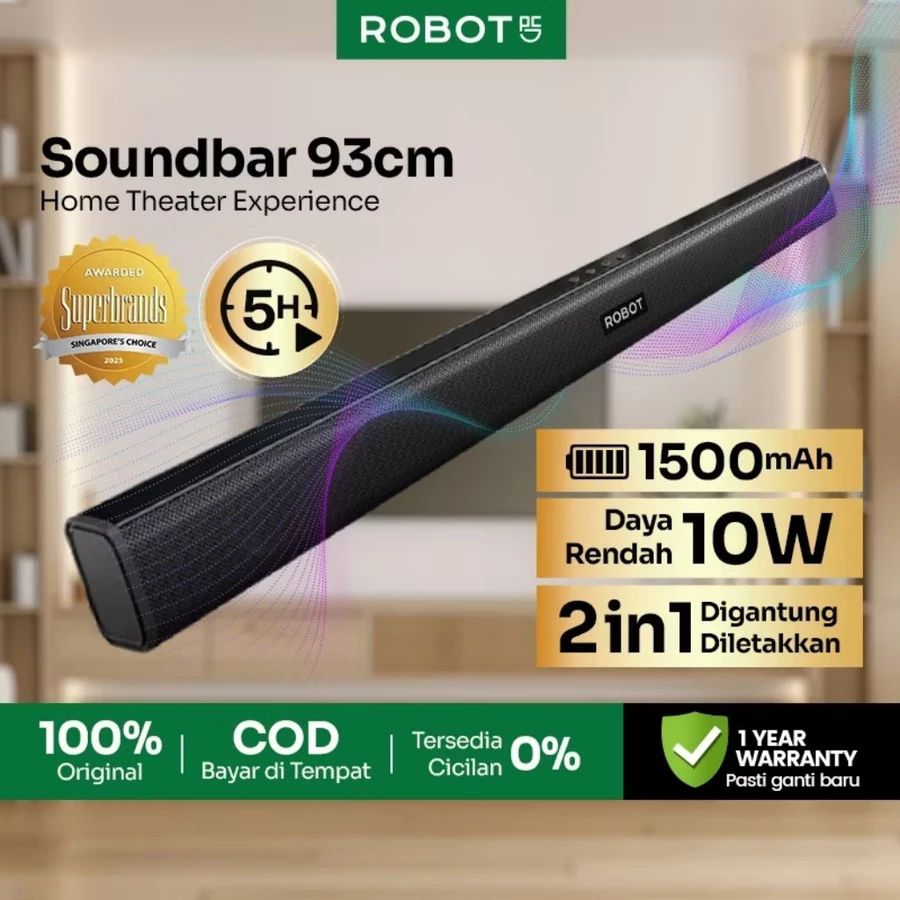 ROBOT RB590 Speaker TV, TV Speaker / Home Theater TV SoundBar Speaker Bluetooth 5.3