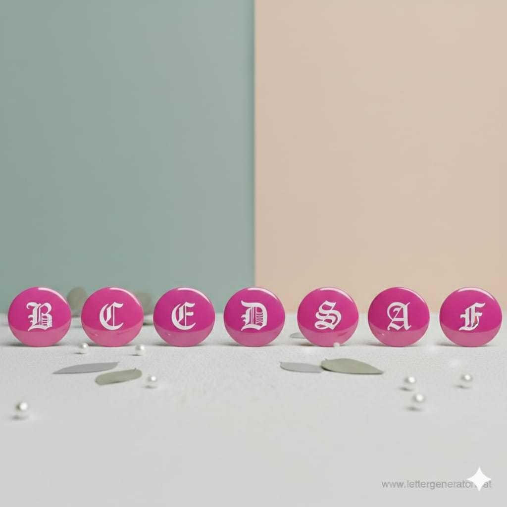 Annasya Collection Pin Bros Press Pin cat Huruf  44mm / bros tas ransel brooche alphabet bros huruf 